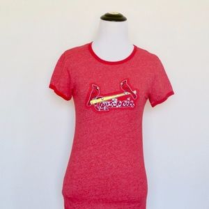 St. Louis Cardinals Red Shirt w/ Rhinestones